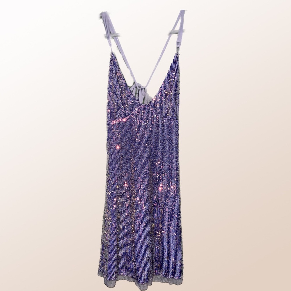 NWT FREE PEOPLE Sequin Mini Dress